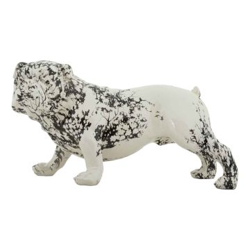 Dekoratyvinė buldogo skulptūra, 38 × 21 × 18,5 cm