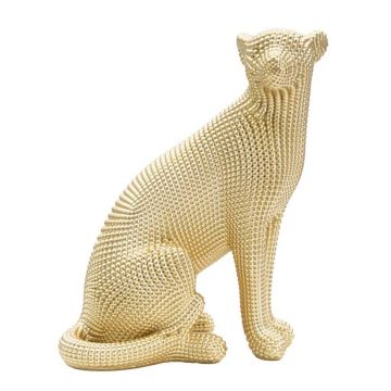 Dekoratyvinė leopardo statula, 23 × 29 × 15,5 cm