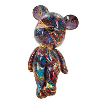 Dekoratyvinė meškos figūrėlė Psyco B, 12,5 × 25 × 9,5 cm
