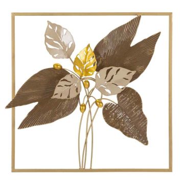 Dekoratyvinė sieninė plokštė Browy, 50,2 × 50,2 × 5,1 cm