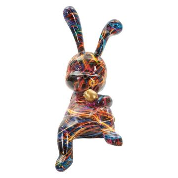 Dekoratyvinė triušio figūrėlė Psyco B, 21,5 × 22 × 10 cm