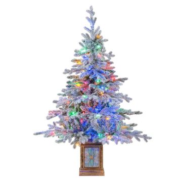 Artificial Christmas tree, 100 LED lights, 8 modes, 90 × 90 × 120 cm