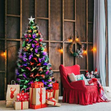 Artificial Christmas tree, 275 LED lights, Ø 100 × 210 cm