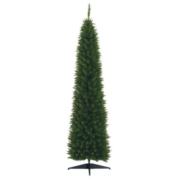 Artificial Christmas tree, 499 tops, Green, Ø60 × 210 cm