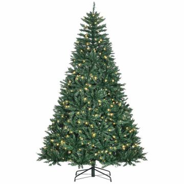 Artificial Christmas tree, 700 LED, Green, Ø 142 × 210 cm
