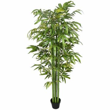 Dirbtinis augalas Homcom 17x17x180cm., žalios/juodos spalvos
