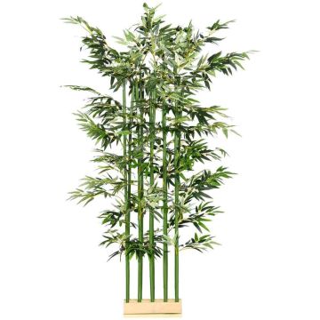 Artificial bamboo, Green, Ø35 × 180 cm