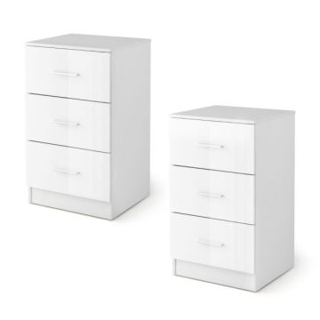 File cabinet, 3 drawers, 37.1 × 34.2 × 66.5 cm