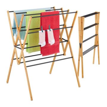Drabužių džiovyklė Relaxdays, 4 lygiai, 12 skersinių, 70 × 93 × 62 cm