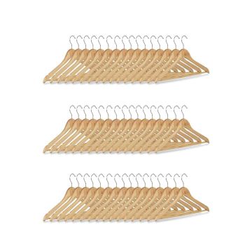 Drabužių pakabos Relaxdays 10021850_755, 48 vnt, 44,5 × 22,5 × 1,3 cm