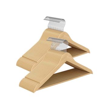 Drabužių pakabos SONGMICS CRW030K01, 30 vnt, Juoda, 43 × 21 cm