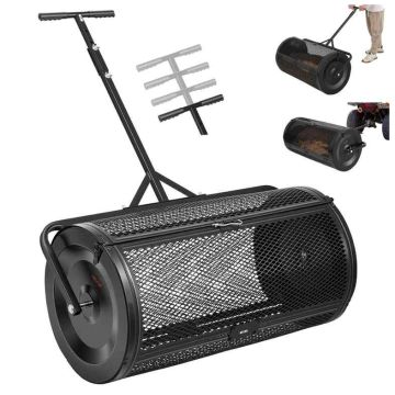 Peat spreader VEVOR TI-026F, 116 l, 100 × 49 × 125 cm