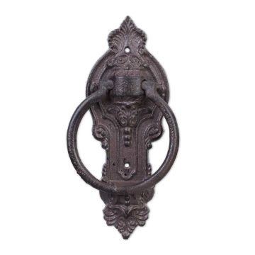 Durų beldimo žiedas Relaxdays 10029005.0, 2 montavimo skylės, 10,5 × 25,5 × 2,5 cm