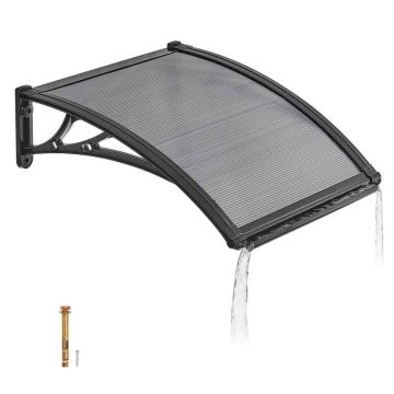 Door canopy VEVOR CZPC24X24G-C, 61 × 60 × 19 cm