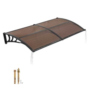 Door canopy VEVOR CZPC40X80B-C, 965 × 1987 × 275 mm