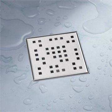 Shower drain grate Bituxx, 16 × 6.1 × 16 cm