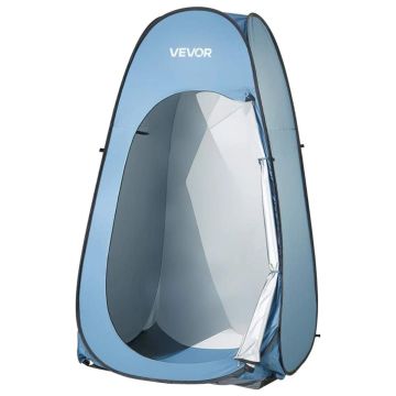 Душевая палатка VEVOR POP484884, для 1 человека, Синяя, 121,9 × 213,4 × 121,9 см