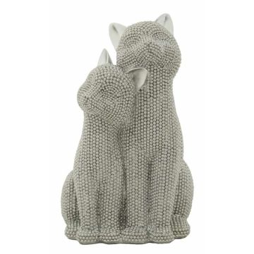 Dviejų kačių statulėlė Cats Sparky Couple, 13 × 21 × 10 cm