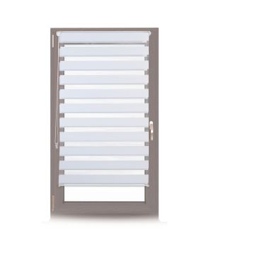 Двойная рулонная штора Relaxdays, Белая, 69,5 × 156 см