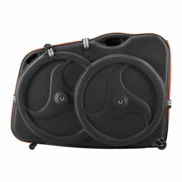 Dviračio kelioninis dėklas VEVOR SS1686, 700C plento dviračiui, Juoda, 1200 × 900 × 250 mm