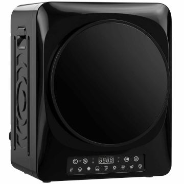 Tumble dryer, 5 kg, Black, 49 × 43 × 61 cm