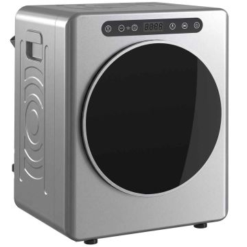 Tumble dryer, 5 kg, Silver, 49 × 61 × 43 cm