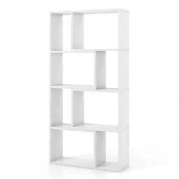 Напольная полка 60x20x120см, белого цвета