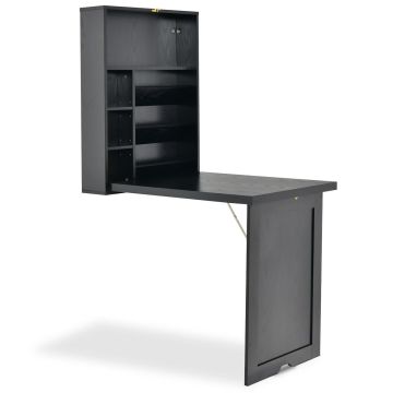Sieninis baro stalas 60x94,5x151cm., juodos spalvos