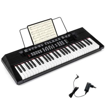 Elektrinė pianino klaviatūra, 54 klavišai, 85 × 30 × 11 cm