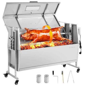 Электрический гриль-вертел VEVOR, 60 кг, 144 × 48 × 94,5 см