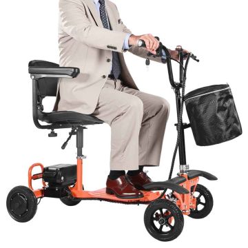 Electric mobility scooter VEVOR BLHZ400-01A, 4 wheels, 107.2 × 98 × 60 cm