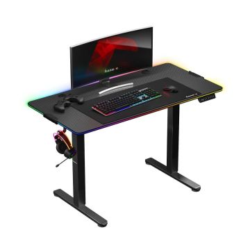 Электрический письменный стол Huzaro Hero 8.2 RGB LED, черный