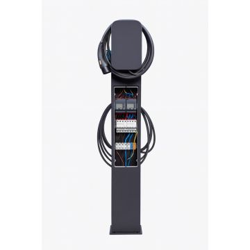 Elektromobilių įkrovimo stotelės stulpas VOOL Pro Pole, 220 × 250 × 1550 mm