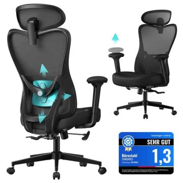 Ergonomiška biuro kėdė SONGMICS OBN066BH01