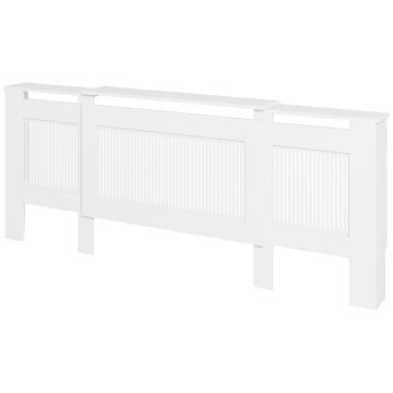 Radiatoriaus uždangalas Homcom 201x19x81,5cm., baltos spalvos
