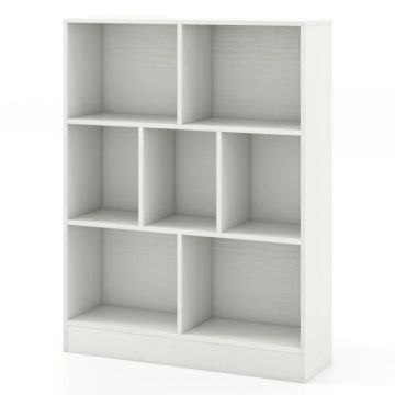 Отдельно стоящая полка 80x24x104см, белого цвета