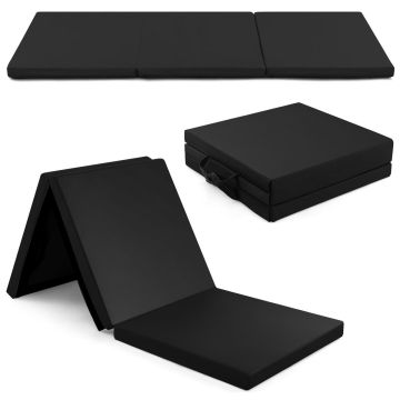 Gimnastikos kilimėlis 180x60x5cm., juodos spalvos