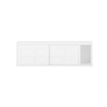Настенная полка 75x20x23см., белого цвета
