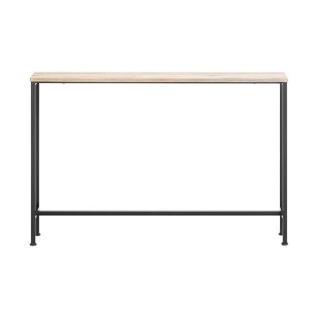 Консольный стол 120x20x80см., черного/светло-коричневого цвета