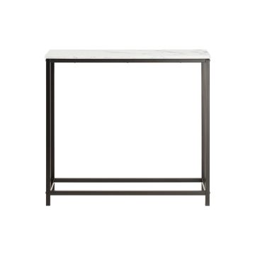 Консольный стол 80x30x75см., черного/белого цвета