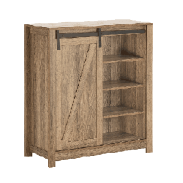 Prieškambario spinta 80x35x91cm., rudos/juodos spalvos
