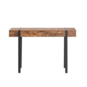 Консольный стол 120x20x75см., черного/коричневого цвета