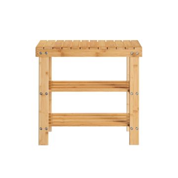 Prieškambario suolas 50x28x45cm., šviesiai rudos spalvos