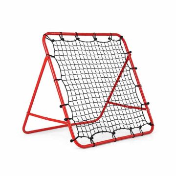 Futbolo atšokimo tinklas, 5 kampo padėtys, 102 × 87 × 44–72 cm