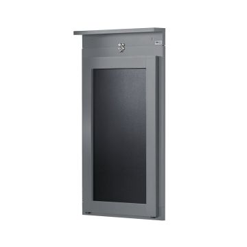 Sieninis baro stalas 50x75x76cm., pilkos/juodos spalvos