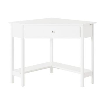 Rašomasis stalas 76x76x76cm., baltos spalvos