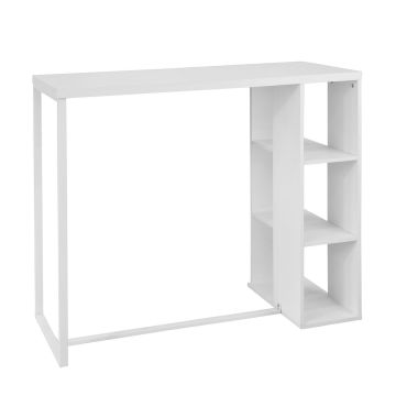 Baro stalas 120x49x105cm., baltos spalvos
