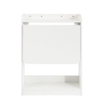 Sulankstomas rašomasis stalas 64x20x82cm., baltos spalvos