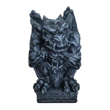 Gargulos sodo figūrėlė Relaxdays, Pilka, 42 × 28 × 28 cm