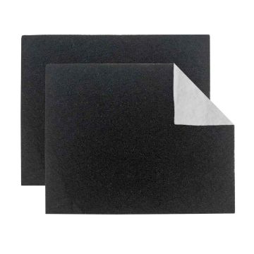 Gartraukio filtrai Relaxdays, 2 vnt, Balta/juoda, 47 × 57 cm